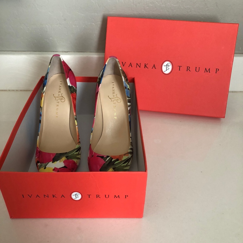 Ivanka Trump Floral Heel